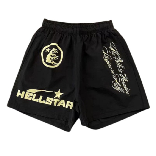 Yellow Hellstar Shorts