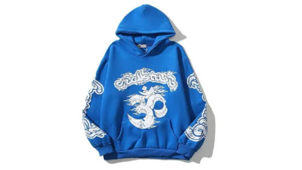 Hellstar blue hoodie